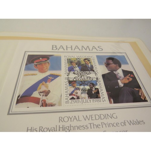 9 - Album on 1981 Charles and Diana royal wedding first day covers