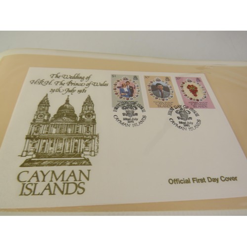9 - Album on 1981 Charles and Diana royal wedding first day covers