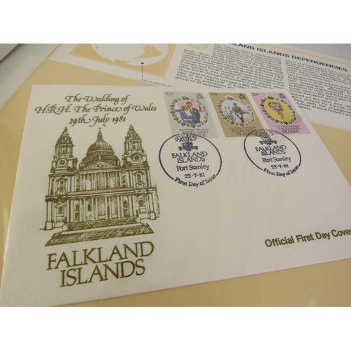 9 - Album on 1981 Charles and Diana royal wedding first day covers