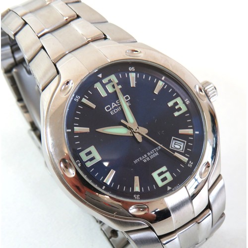48 - Casio Ediface gents watch, working.