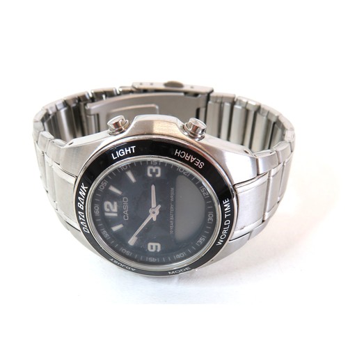 49 - Casio Data Bank gents watch, needs new battery.