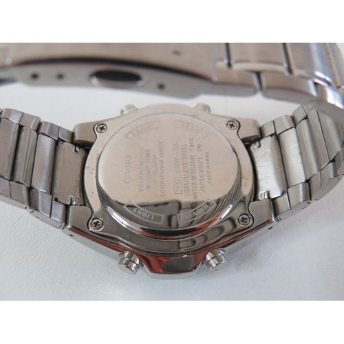 49 - Casio Data Bank gents watch, needs new battery.