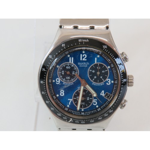56 - Swatch Irony chronograph gents watch.