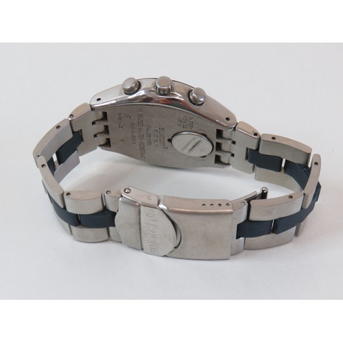 56 - Swatch Irony chronograph gents watch.