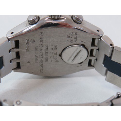 56 - Swatch Irony chronograph gents watch.