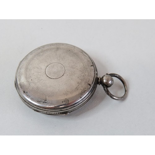 2 - Sterling silver pocket watch - as found