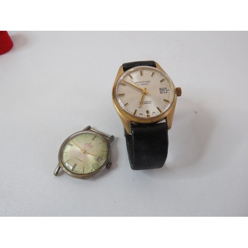 4 - Boxed Montine wristwatch and Amida watch head