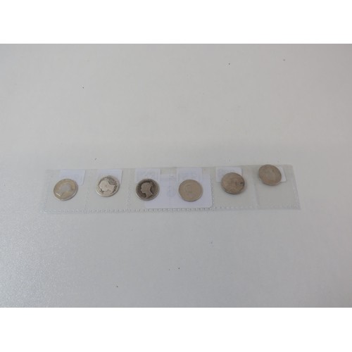 16 - Six victorian groats 1837, 1838,1839,1839,1840