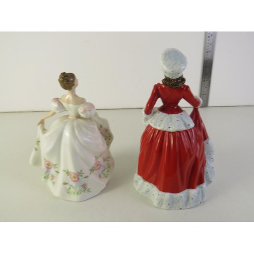 24 - Two Royal Doulton ladies to include Lucy and winter