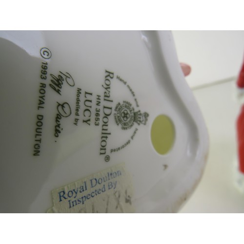 24 - Two Royal Doulton ladies to include Lucy and winter