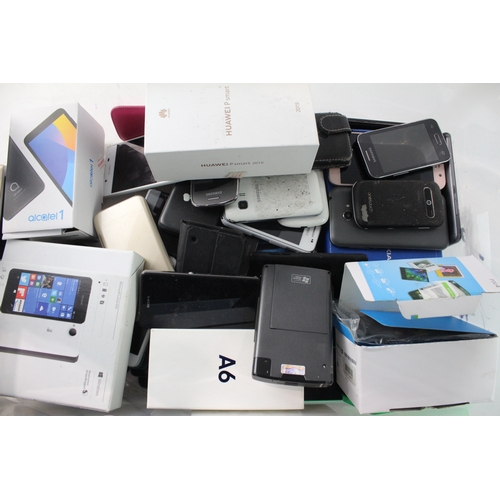 542 - Mixed Mobile Phones/Smartphones Inc Samsung Huawei Sony Job Lot *Untested*