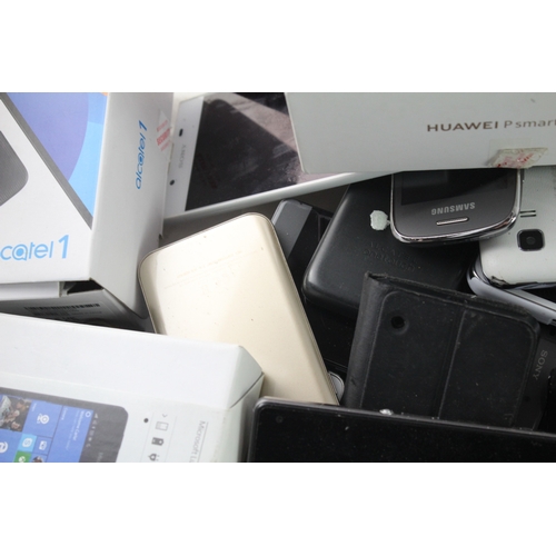 542 - Mixed Mobile Phones/Smartphones Inc Samsung Huawei Sony Job Lot *Untested*