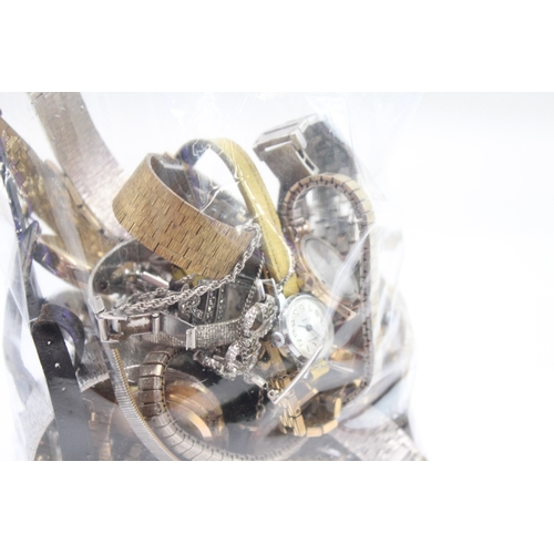 550 - Job Lot Assorted Ladies Vintage Mechanical Watches UNTESTED