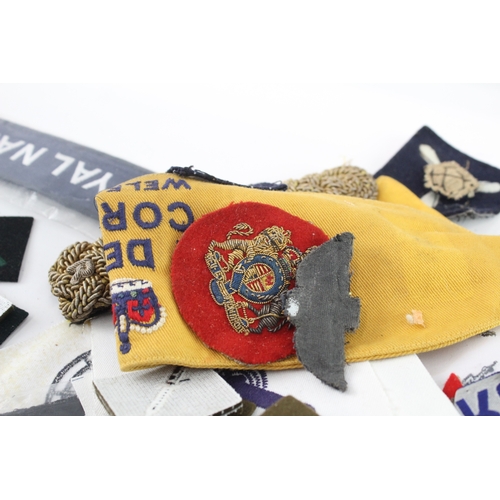 552 - Mixed Cloth Badges Inc Military, Navy, Army, RAF, Civil Defence, Etc