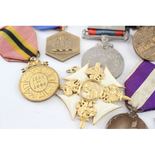 554 - Mixed Medals Inc American, Belgium, China, Etc