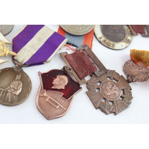 554 - Mixed Medals Inc American, Belgium, China, Etc
