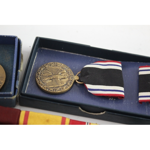 557 - American Full Sized & Miniature Military Medals Inc Medal For Merit WW2 Etc