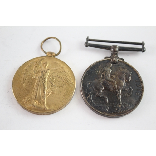 558 - WW1 Medal Pair 158805 Gnr J. Hopkins RA