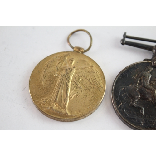 558 - WW1 Medal Pair 158805 Gnr J. Hopkins RA