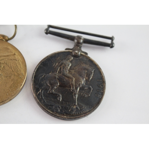 558 - WW1 Medal Pair 158805 Gnr J. Hopkins RA