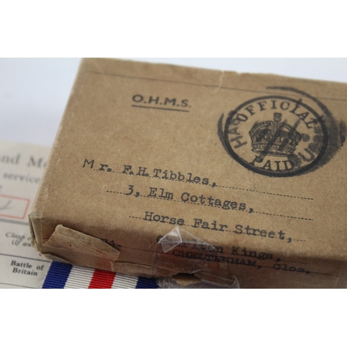 567 - Boxed WW2 Army France & Germany Medal Group