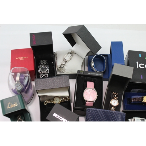 570 - Job Lot Assorted Boxed Quartz Watches UNTESTED