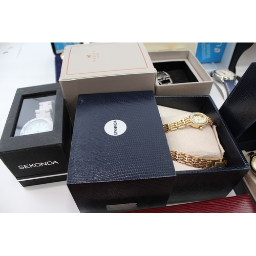 574 - Womens Assorted Boxed Watches Quartz SEKONDA Etc UNTESTED x 15