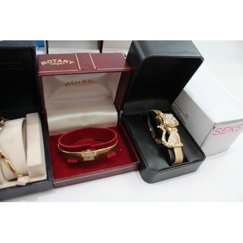 574 - Womens Assorted Boxed Watches Quartz SEKONDA Etc UNTESTED x 15
