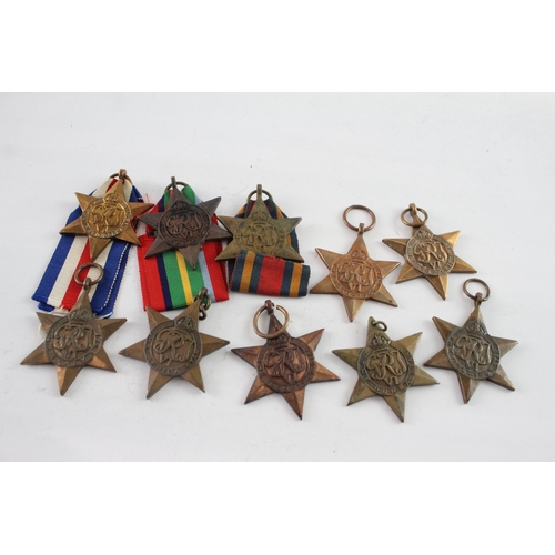 579 - WW2 Medals Inc Pacific Burma Italy Stars Etc