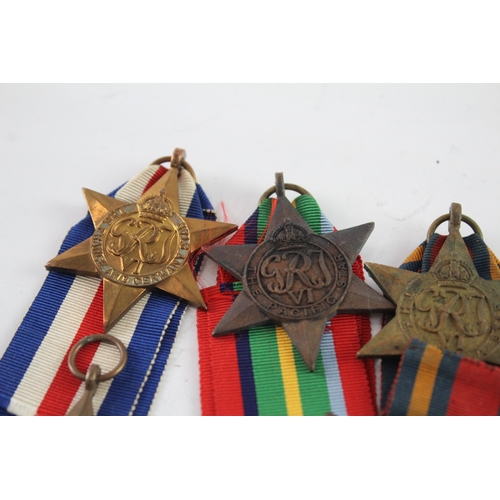579 - WW2 Medals Inc Pacific Burma Italy Stars Etc
