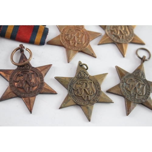 579 - WW2 Medals Inc Pacific Burma Italy Stars Etc