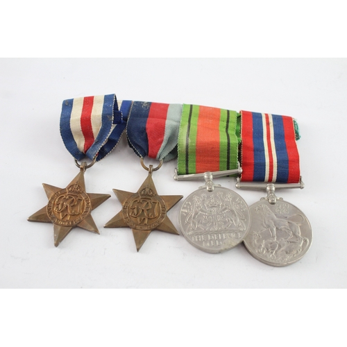 581 - Mounted WW2 France & Germany Star Medal Group