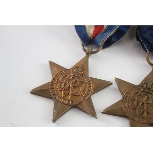 581 - Mounted WW2 France & Germany Star Medal Group