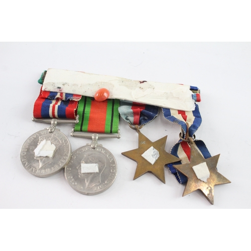 581 - Mounted WW2 France & Germany Star Medal Group