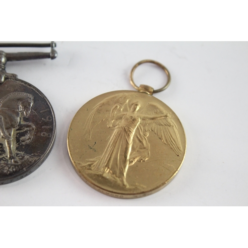 584 - WW1 Medal Pair 402981 Spr J.A Salmond RE