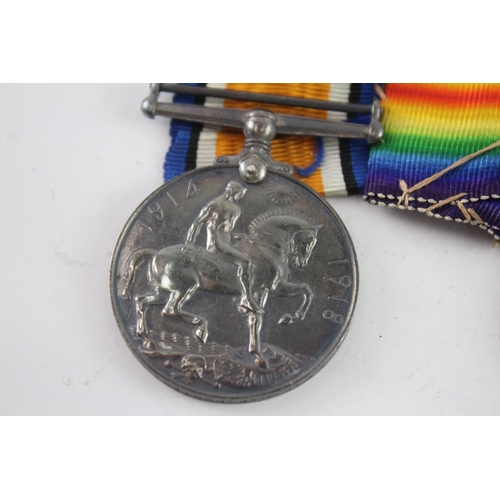587 - WW1 Medal Pair Named To 70267 Pte H.F Porter R.A.M.C