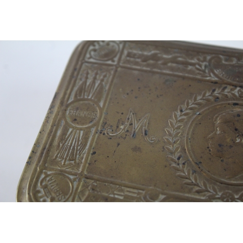 590 - Military WW1 Christmas Princess Mary Tin 1914 Dated