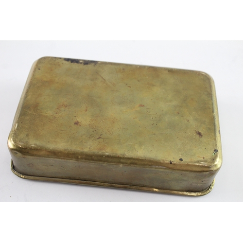 590 - Military WW1 Christmas Princess Mary Tin 1914 Dated