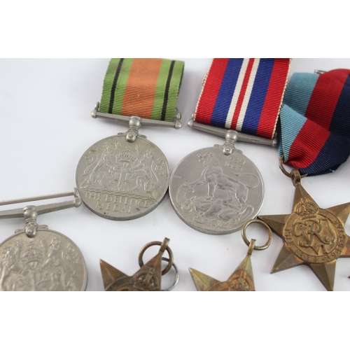 620 - WW2 Medals Inc Burma, 1939-45 Stars, War, Defence x 10