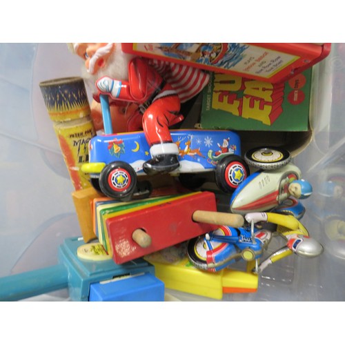 548 - Vintage Toys TOMY Jack In Box Marx Fun Fair Disney Japan Tin Plate Job Lot