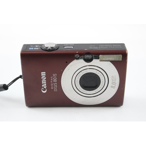Canon IXUS 80 IS Digital Compact Camera Working w/ Canon 3x Optical IS ...