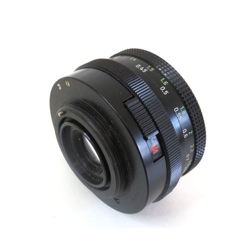 82 - Carl Zeiss Jena Tessar 50mm f/2.8 lens, working.