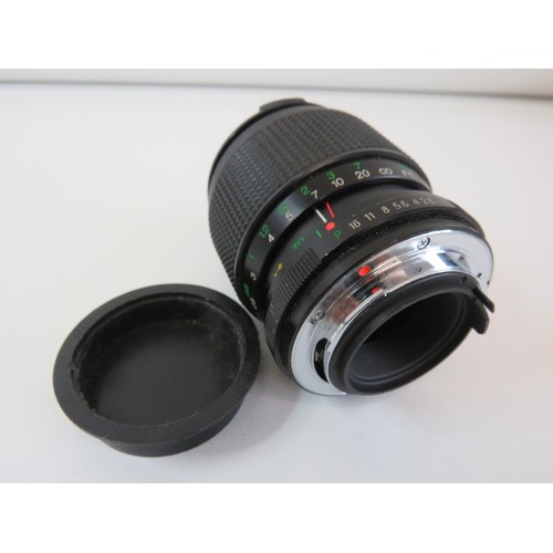 269 - Three camera lens, Soligor, Photax and Vivitar Macro focusing zoom, all working.