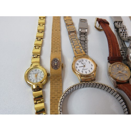 287 - A job lot of ladies vintage watches.