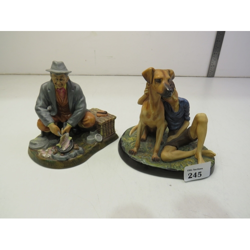 245 - Two royal doulton figures Buddies L/N 2546 and Bon Appetit L/N 2444