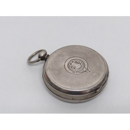 101 - Silver pocket watch - H.Samuels