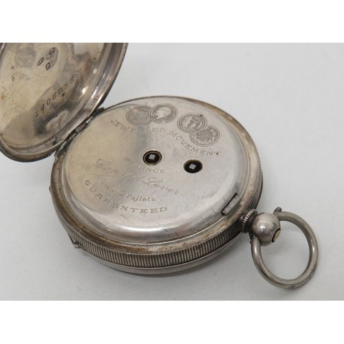 101 - Silver pocket watch - H.Samuels
