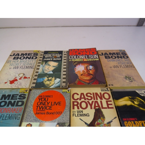 46 - Twelve Ian Fleming, James Bond, Pan Books 1960's