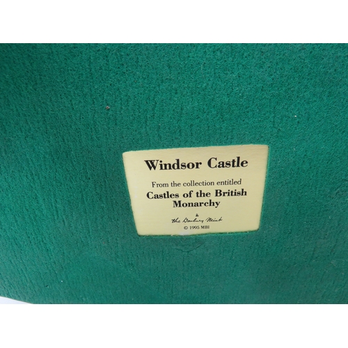 64 - 1995 Danbury Mint model of Windsor Castle from the 