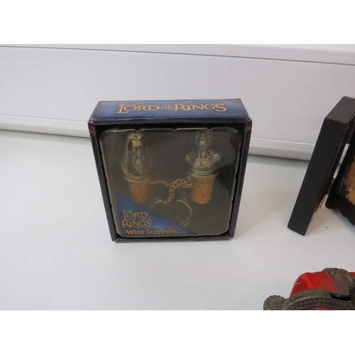 92 - Assorted collectables including carved Black Forest bear, soapstone scarab beetle, vintage Railway a... 